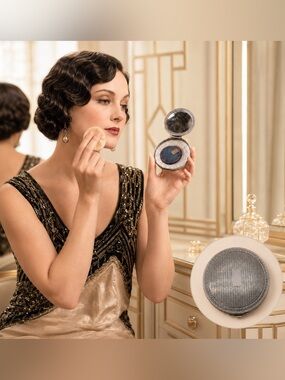 Antique 1920s Richard Hudnut Deauville Art Deco Double Makeup Compact collector